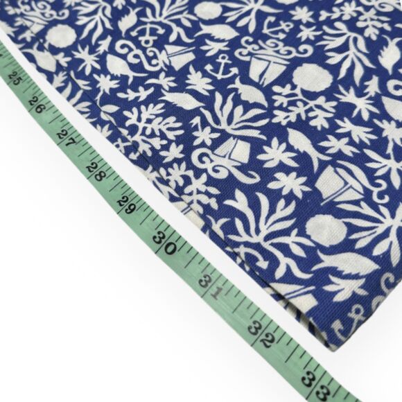 True VTG 50s Bell Sportswear Nautical Print Full Midi Skirt - Made in California - Picture 13 of 16